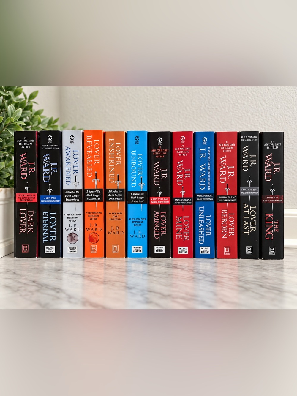 J.R. Ward Black Dagger Brotherhood 12-Book Lot – Books 1–12 – TV Series